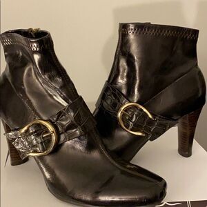 Etinne Aigner boots Sz 6.5 Barley Dark Brown